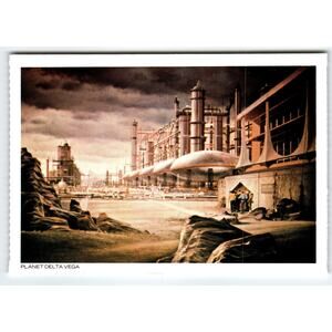 1977 Star Trek Planet Delta Vega Chrome Postcard Unposted Vintage